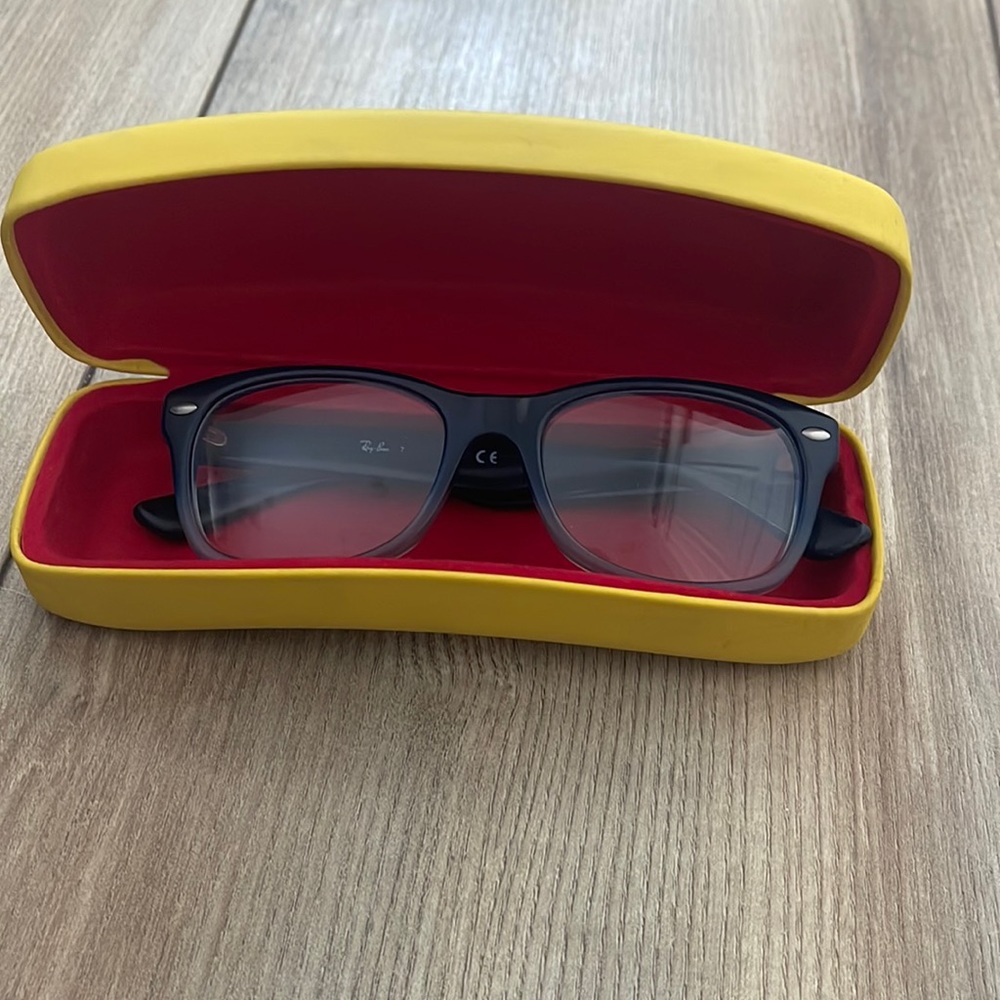 Boys Blue gradient Ray Ban frames